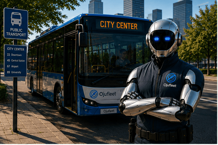 Optix at a vehicle charging station — fleet electrification and transit